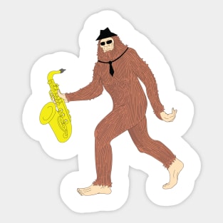 Blues Boy Bigfoot Sticker